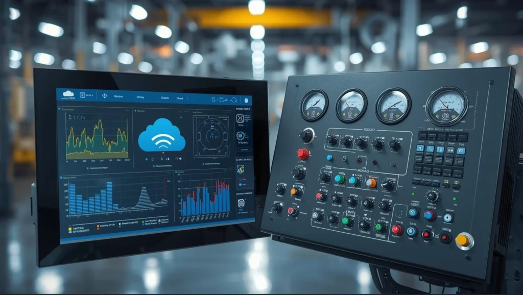 Pannello di controllo IoT industriale vs sistema di controllo tradizionale