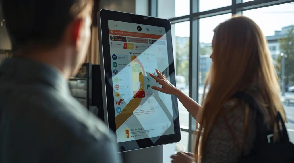 L'arma segreta dello Smart Retail: Display tattili industriali