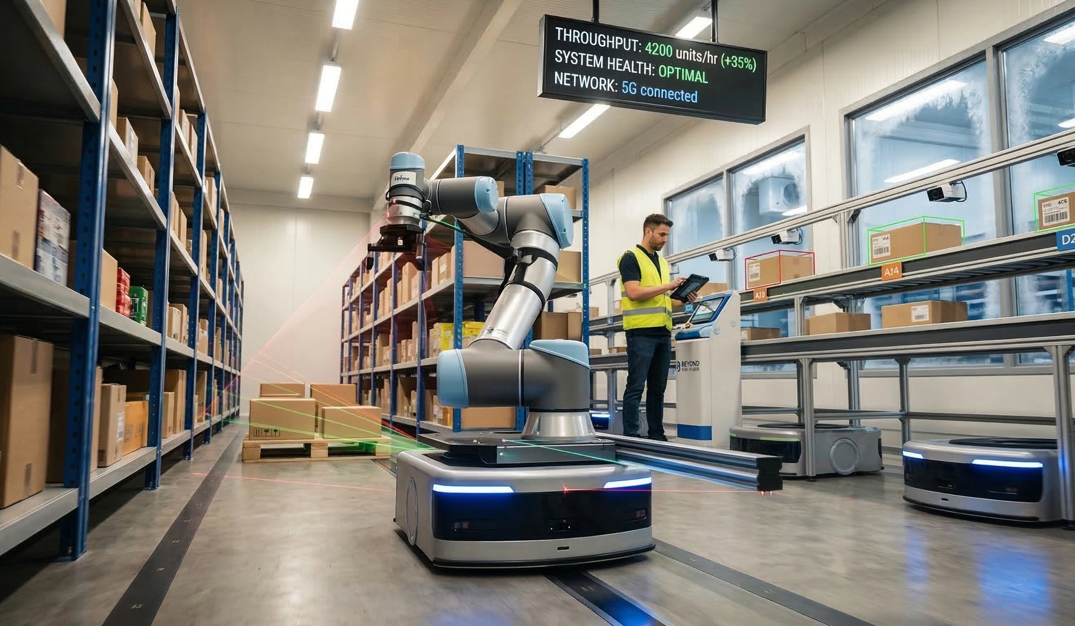 Logistics Cpu Background Industrial PC for Smart Logistics Applications - Beyond Info Sys