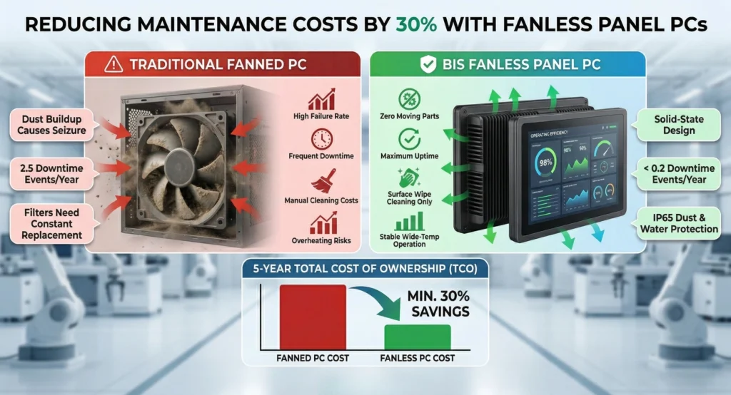 Total Cost of Ownership (TCO) für Industrie-PCs
