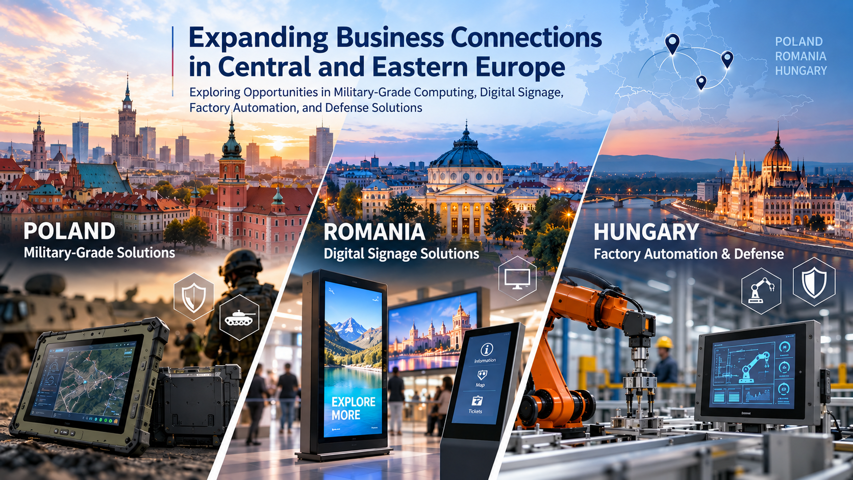 Anwendungen der Industriecomputing-Technologie in ganz Europa